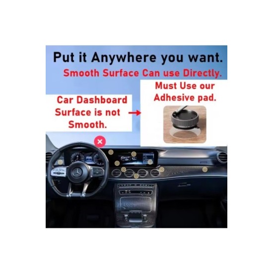 Vakumlu Manyetik Magsafe Araç Telefonu Tutucu