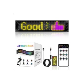 LED Ekran Matrix Panel Cama Yapışan 60 cm Boy 16x96 Pixel