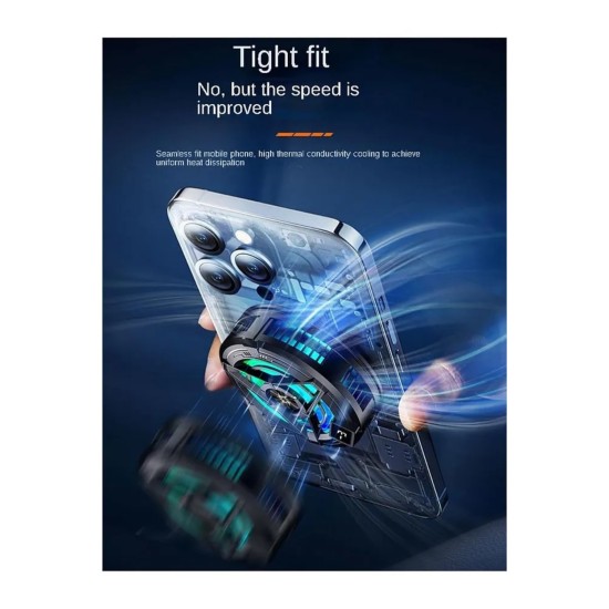 SL-17 RGB Led Göstergeli Manyetik Telefon Soğutucu Fan