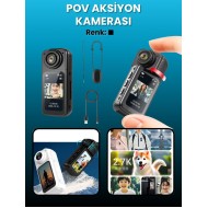 Thumb Pov Aksiyon Kamerası 1080p  Manyetik Kolyeli