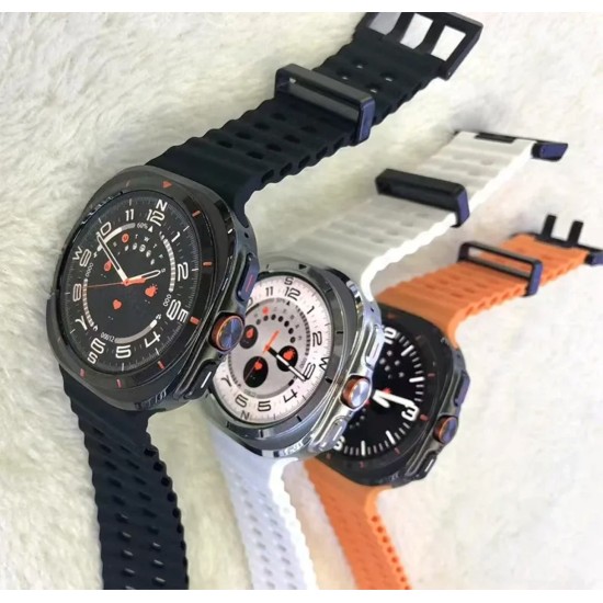 W7 Watch Ultra Amoled Ekran 46 mm Akıllı Saat 2 Kordon