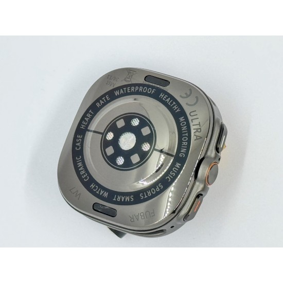 W7 Watch Ultra Amoled Ekran 46 mm Akıllı Saat 2 Kordon