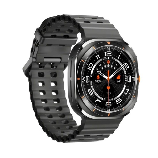 W7 Watch Ultra Amoled Ekran 46 mm Akıllı Saat 2 Kordon