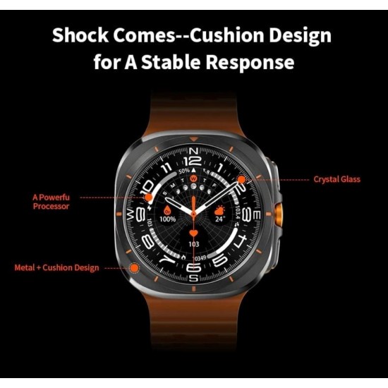 W7 Watch Ultra Amoled Ekran 46 mm Akıllı Saat 2 Kordon