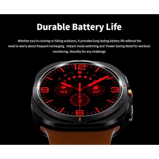 W7 Watch Ultra Amoled Ekran 46 mm Akıllı Saat 2 Kordon