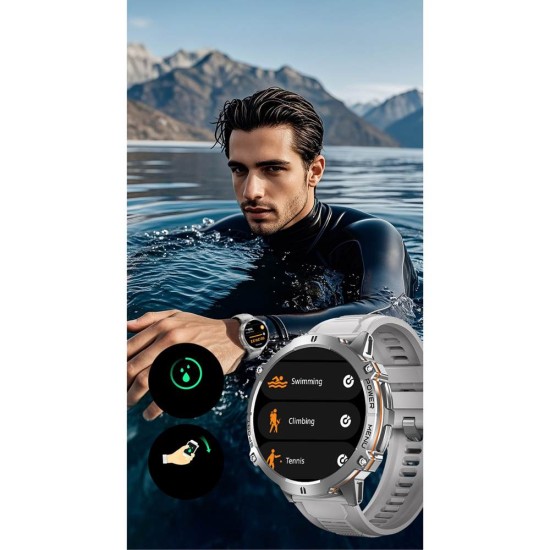 X2 PRO TANK AMOLED Akıllı Saat 54 mm Kasa  Siyah ve Gümüş Renk Seçenekleriyle