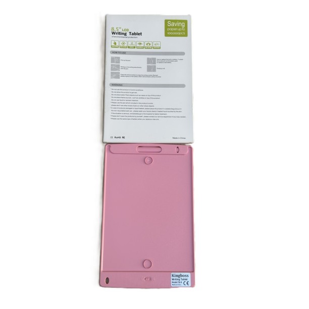 8.5 İnç RGB Renkli Yazılı Dijital yazi-tahtasi Pilli Tuşla Silinebilir 5 Renk