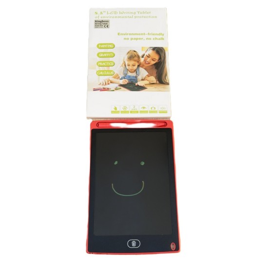 8.5 İnç RGB Renkli Yazılı Dijital yazi-tahtasi Pilli Tuşla Silinebilir 5 Renk