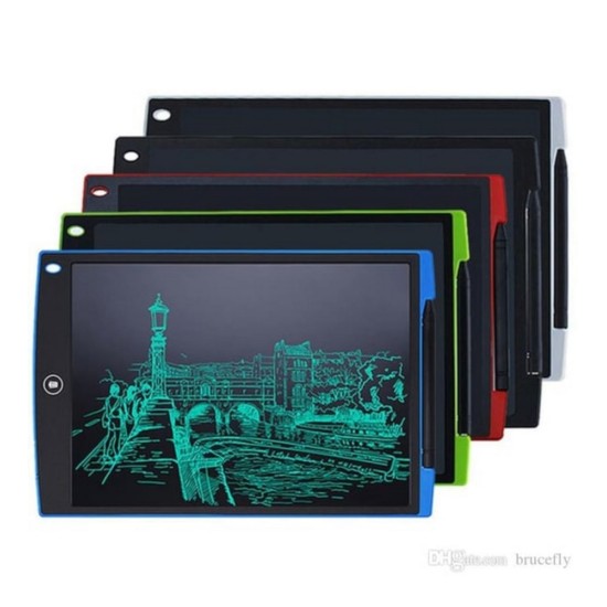 8.5 İnç RGB Renkli Yazılı Dijital yazi-tahtasi Pilli Tuşla Silinebilir 5 Renk