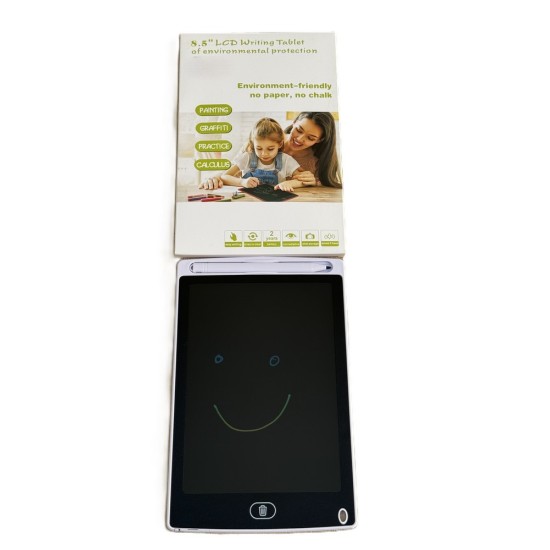 8.5 İnç RGB Renkli Yazılı Dijital yazi-tahtasi Pilli Tuşla Silinebilir 5 Renk