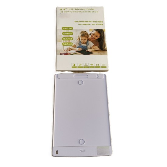 8.5 İnç RGB Renkli Yazılı Dijital yazi-tahtasi Pilli Tuşla Silinebilir 5 Renk