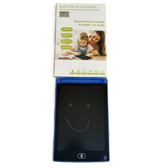 8.5 İnç RGB Renkli Yazılı Dijital yazi-tahtasi Pilli Tuşla Silinebilir 5 Renk