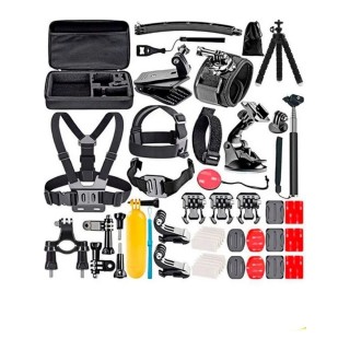 Aksiyon Kamera Aksesuar Seti Çantalı 60 Parça