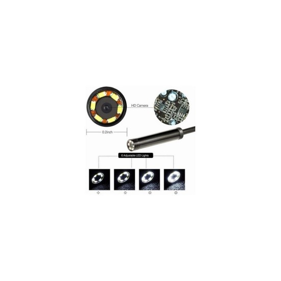 Yılan Kamera 5 mt Endoskop Mini Kamera 5,5mm
