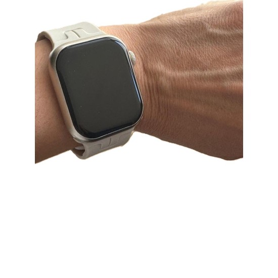 Hk10 mini 38 mm Akıllı Saat Titanyum ve Siyah