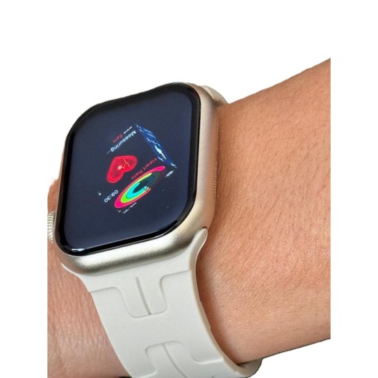 Hk10 mini 38 mm Akıllı Saat Titanyum ve Siyah