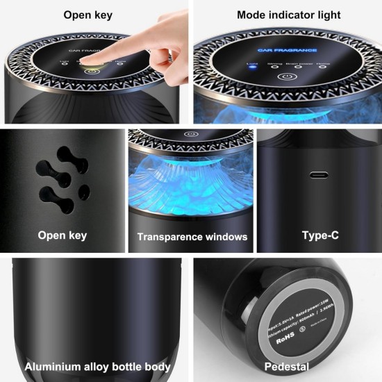 LED Bulut Sis Spreyi Akıllı Otomatik Aroma Difüzör Oda Araba Doğal Koku Spreyi