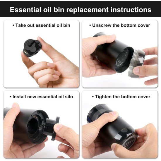 LED Bulut Sis Spreyi Akıllı Otomatik Aroma Difüzör Oda Araba Doğal Koku Spreyi