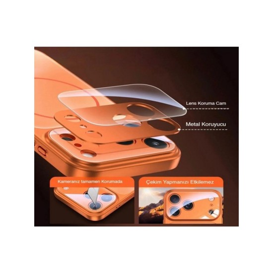 iPhone 15 Pro Max Uyumlu – 17 Pro Max Görünümlü Premium Dönüşüm Kılıfı