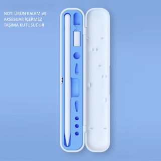 Apple Pencil Pro / 2. Nesil / 1. Nesil Uyumlu Stylus Koruyucu Kutu ve Kalem Tutucu