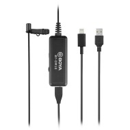 BOYA BY-DM10 Lightning ve USB Yaka Mikrofonu iPhone PC Podcast Röportaj Mikrofon