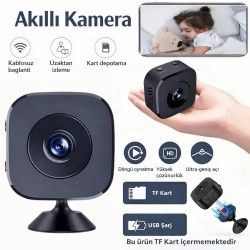 M5 Mini WiFi Kamera Şarjlı Hareket Algılama Ev Ofis