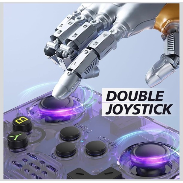 R36S Taşınabilir Retro Oyun Konsolu 3.5 İnç IPS Ekran ArkOS Destekli 64GB 