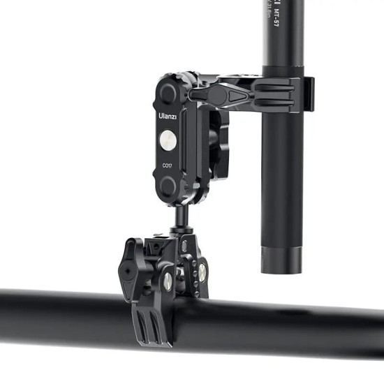 Ulanzi C017 Çift Yönlü Ball Head Süper Kelepçe Magic Arm Kamera Telefon Monitör Tutucu
