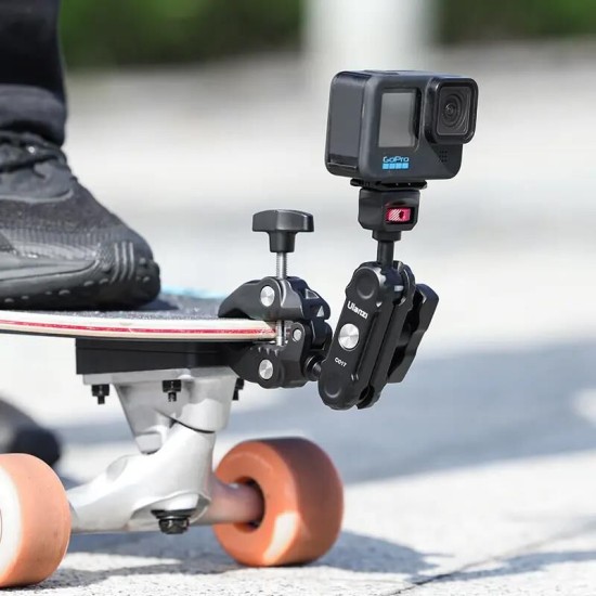 Ulanzi C017 Çift Yönlü Ball Head Süper Kelepçe Magic Arm Kamera Telefon Monitör Tutucu