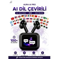 DBL. Aura AI Pro 144 Dil Tercüme Kulaklık Bluetooth 6.0 ANC ENC 500 mAh HD Ses