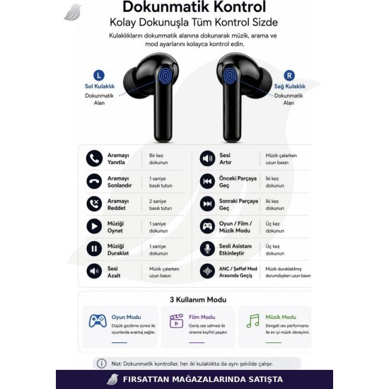 DBL. Aura AI Pro 144 Dil Tercüme Kulaklık Bluetooth 6.0 ANC ENC 500 mAh HD Ses