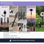 K53 Manyetik Selfie Çubuğu ve Tripod Bluetooth Kumandalı Yere Değince Otomatik Açılan