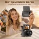 8K Dijital Fotoğraf Makinesi 88MP Vlog Kamerası 18X Zoom 3 inç 180 derece Flip Ekran WiFi Flaşlı