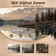 8K Dijital Fotoğraf Makinesi 88MP Vlog Kamerası 18X Zoom 3 inç 180 derece Flip Ekran WiFi Flaşlı